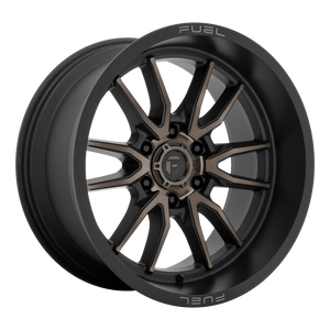 22x10 Fuel Offroad Wheels D762 Clash 6x139.7 -18 Offset 106.1 Centerbore Matte Black