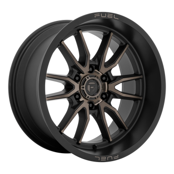 22x10 Fuel Offroad Wheels D762 Clash 6x139.7 -18 Offset 106.1 Centerbore Matte Black