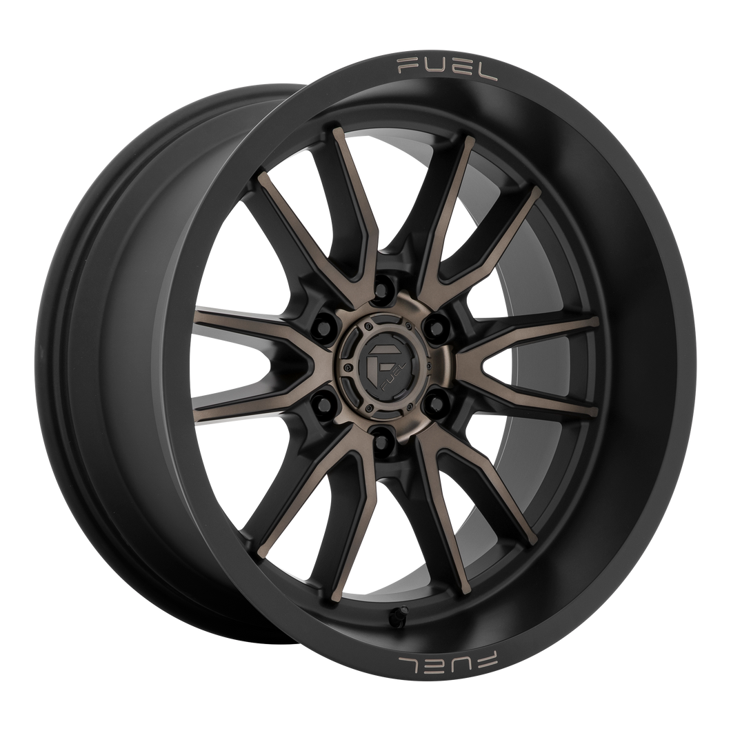 22x10 Fuel Offroad Wheels D762 Clash 6x139.7 -18 Offset 106.1 Centerbore Matte Black