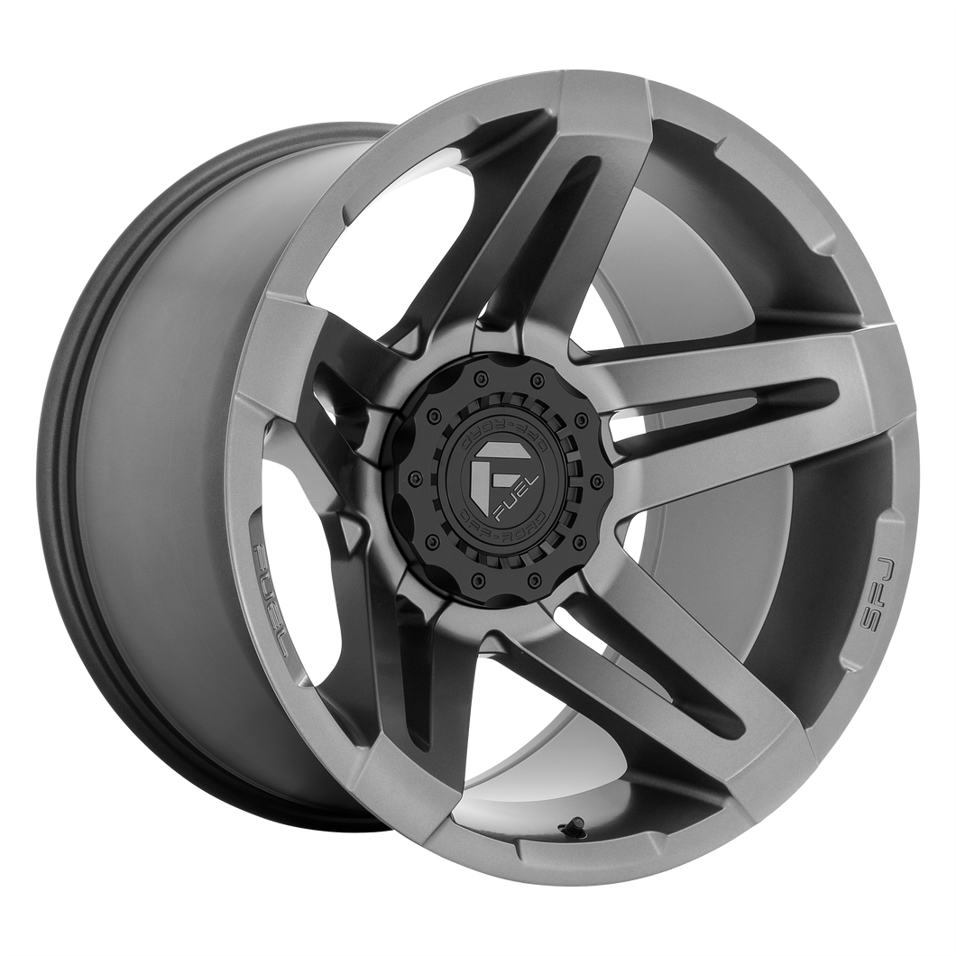 20x12 Fuel Offroad Wheels D764 Sfj 6x135/6x139.7 -44 Offset 106.1 Centerbore Gunmetal