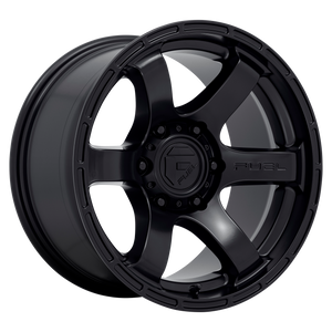 17x9 Fuel Offroad Wheels D766 Rush 6x139.7 -12 Offset 106.1 Centerbore Satin Black