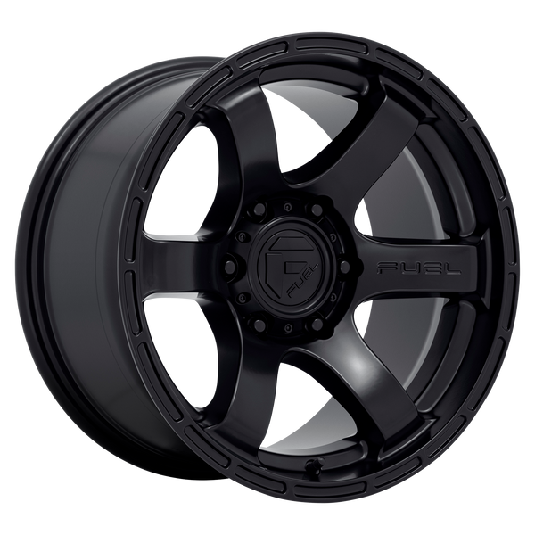 17x9 Fuel Offroad Wheels D766 Rush 6x114.3 1 Offset 66.3 Centerbore Satin Black