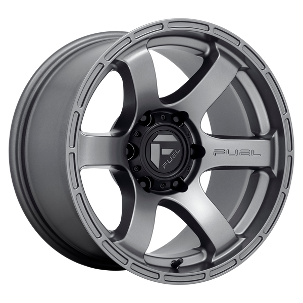 17x9 Fuel Offroad Wheels D767 Rush 6x139.7 -12 Offset 106.1 Centerbore Gunmetal