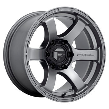 17x9 Fuel Offroad Wheels D767 Rush 6x139.7 -12 Offset 106.1 Centerbore Gunmetal