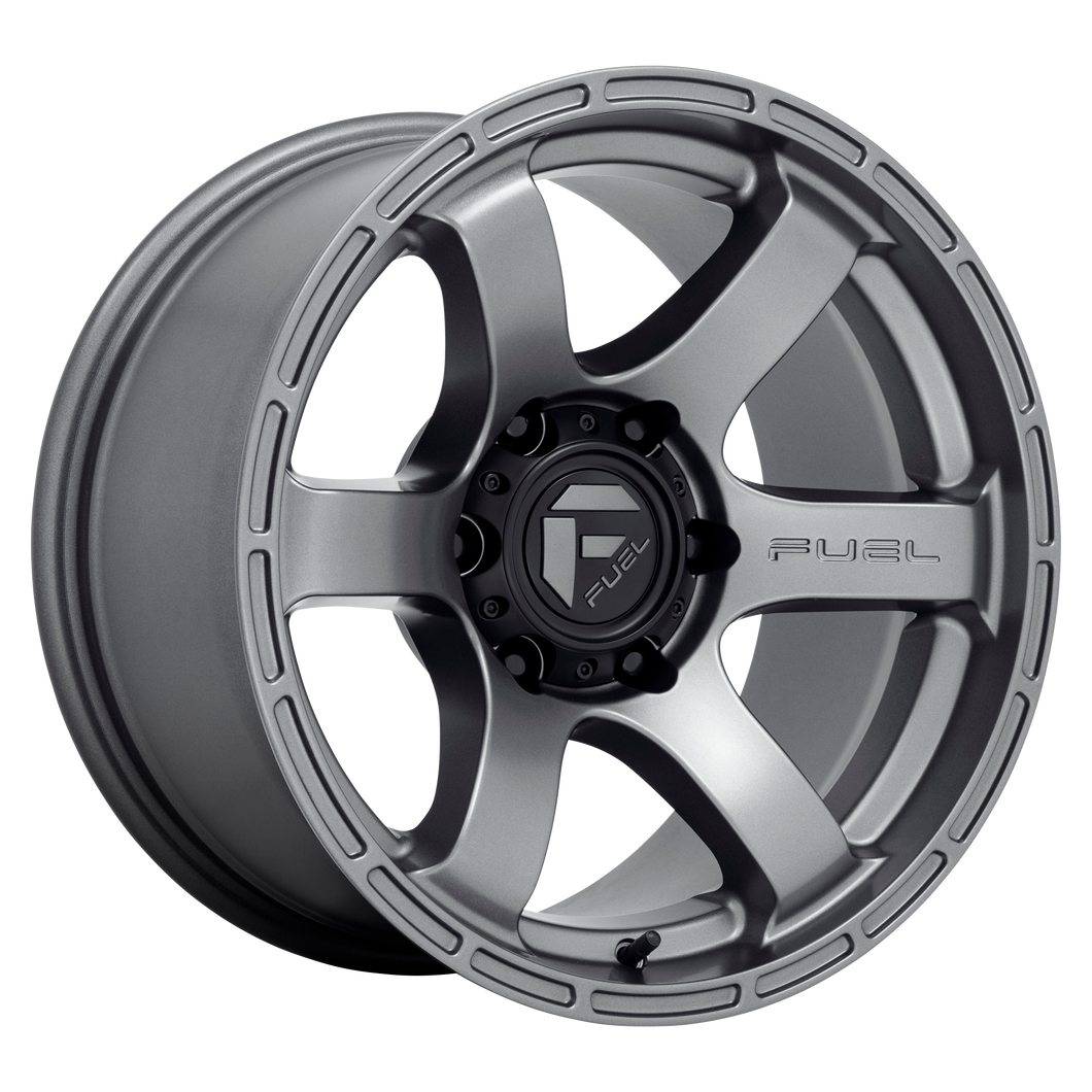 17x9 Fuel Offroad Wheels D767 Rush 6x114.3 1 Offset 66.3 Centerbore Gunmetal