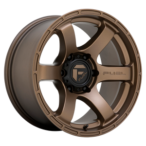 17x9 Fuel Offroad Wheels D768 Rush 6x139.7 1 Offset 106.1 Centerbore Satin Black