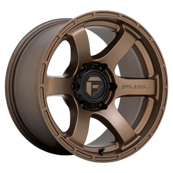 17x9 Fuel Offroad Wheels D768 Rush 6x139.7 1 Offset 106.1 Centerbore Satin Black