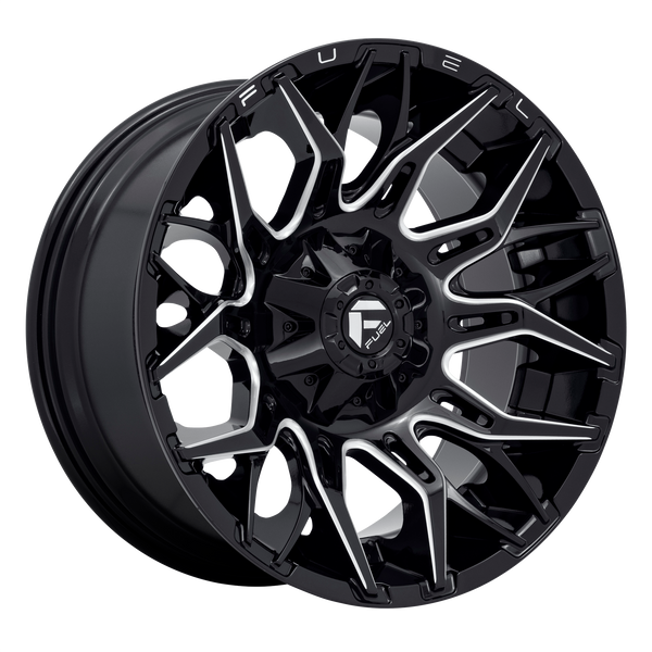 22x12 Fuel Offroad Wheels D769 Twitch 6x135/6x139.7 -44 Offset 106.1 Centerbore Gloss Black