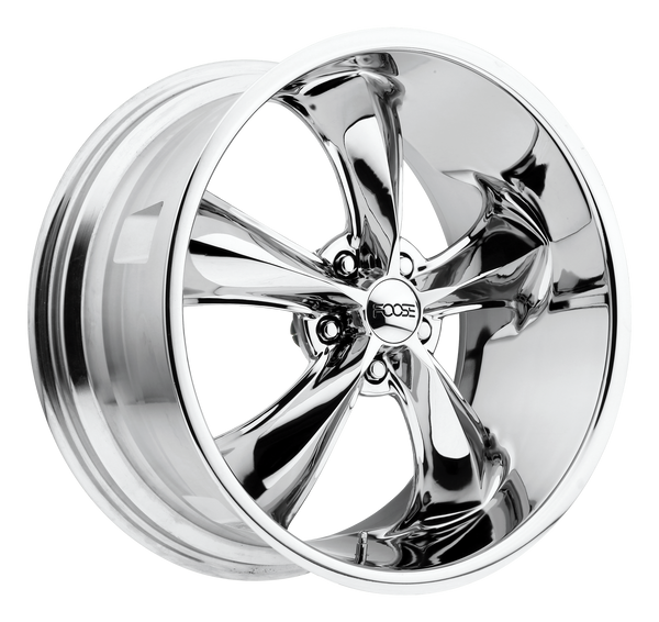 17x9 5x120.65 Foose Wheels F105 Legend Chrome Plated 7 offset 72.56 hub