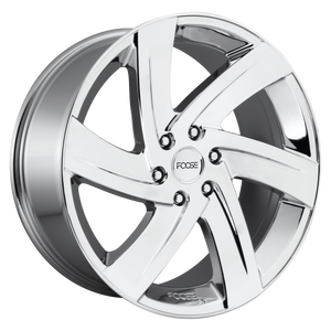 22x9.5 6x135 Foose Wheels F166 Bodine Chrome Plated 30 offset 87.1 hub