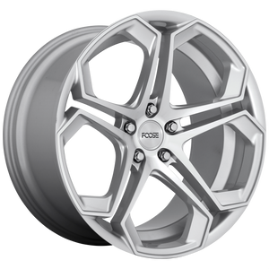 20x9 5x115 Foose Wheels F170 Impala Gloss Silver Machined 18 offset 71.5 hub