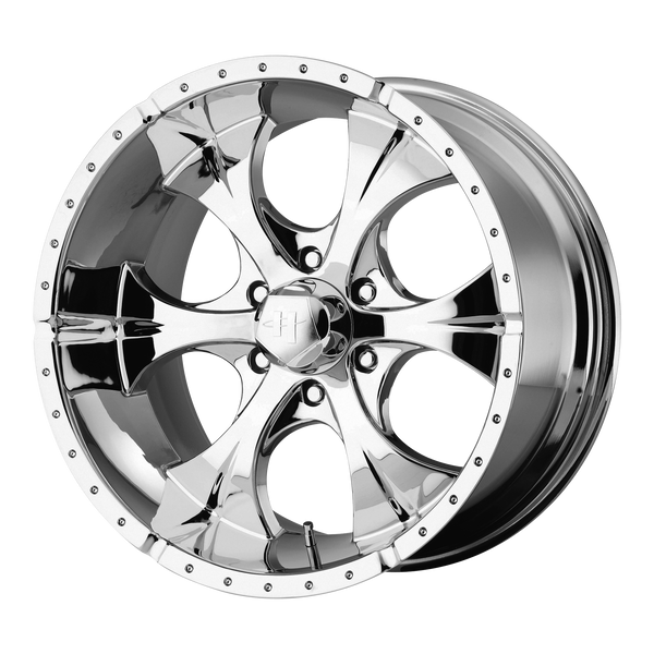 18x9 6x139.7 Helo Wheels HE791 Maxx Chrome -12  offset  108  hub