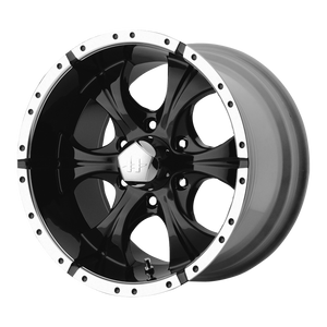 18x9 6x139.7 Helo Wheels HE791 Maxx Gloss Black Machined 18  offset  108  hub