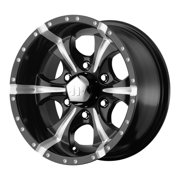 17x9 6x139.7 Helo Wheels HE791 Maxx Gloss Black Milled 18  offset  108  hub