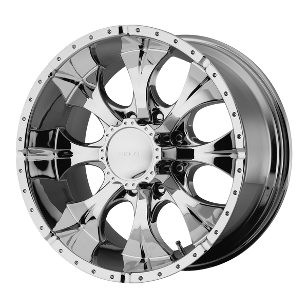 17x9 8x170 Helo Wheels HE791 Maxx Chrome -12  offset  130.81  hub