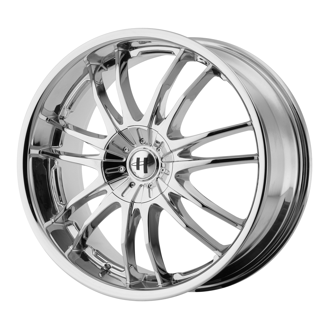 20x8.5  Helo Wheels HE845 Chrome 42  offset  72.6  hub