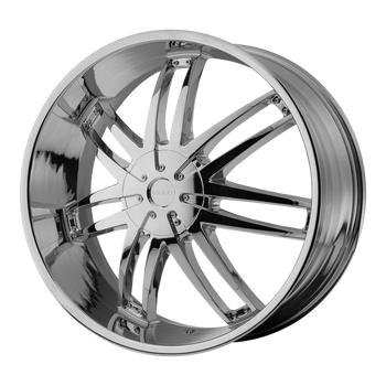 20x8.5  Helo Wheels HE868 Chrome 38  offset  100.5  hub