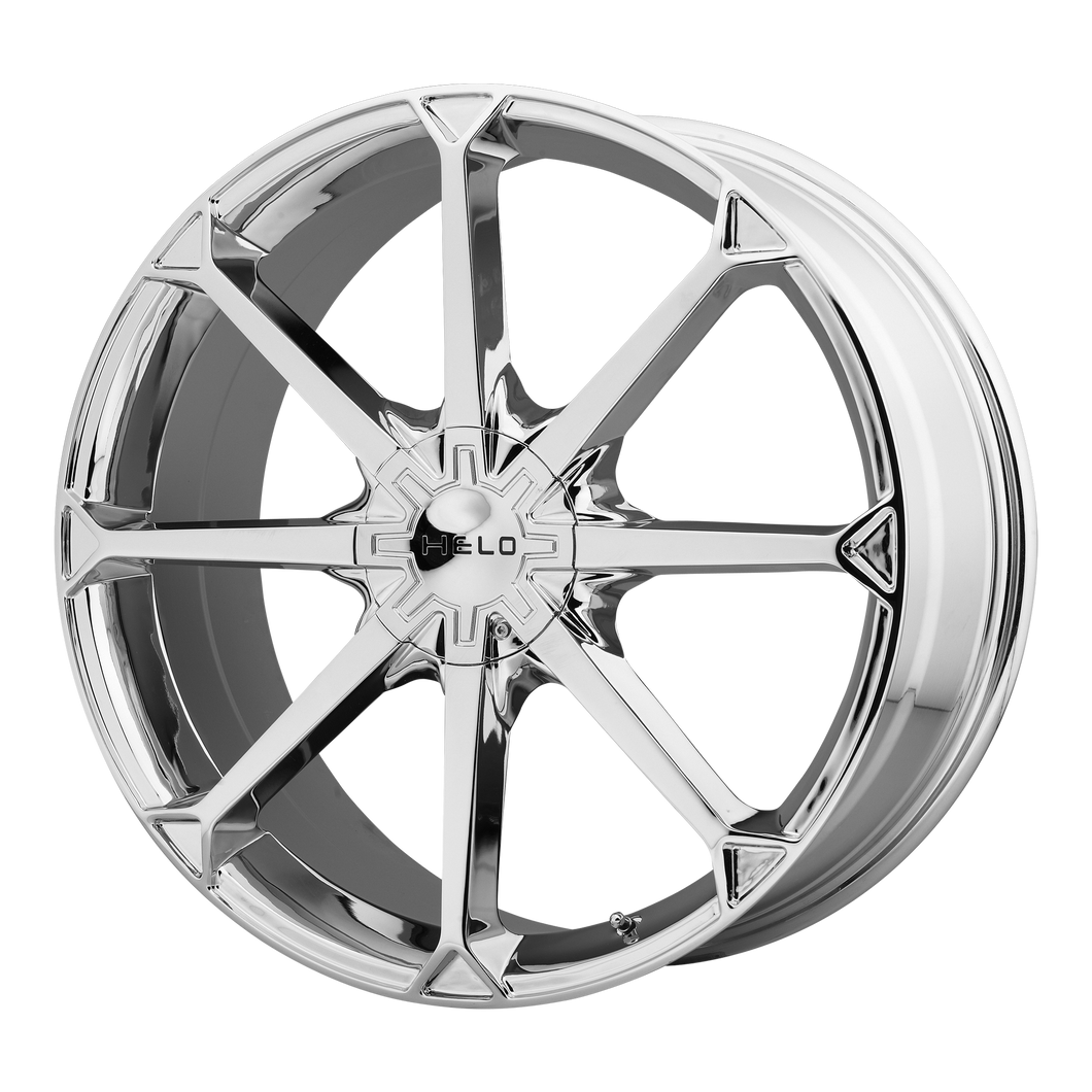 18x8  Helo Wheels HE870 Chrome 42  offset  72.6  hub