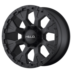 18x9  Helo Wheels HE878 Satin Black -12  offset  106.25  hub