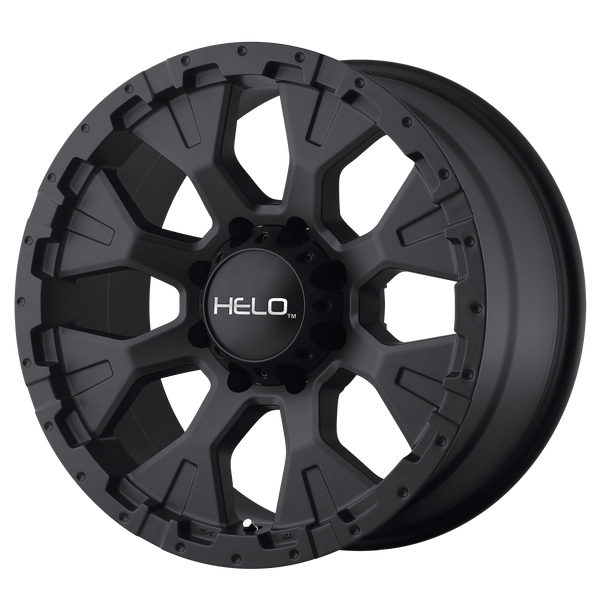 17x9  Helo Wheels HE878 Satin Black -12  offset  78.3  hub