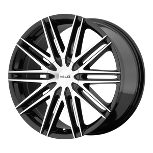 20x8.5  Helo Wheels HE880 Gloss Black Machined Face 21  offset  72.6  hub