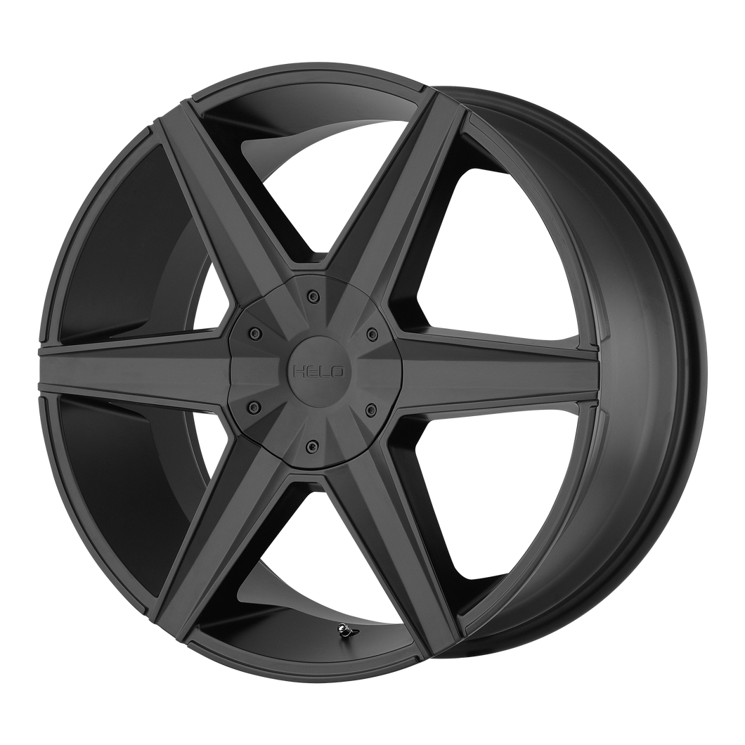 20x8.5  Helo Wheels HE887 Satin Black 38  offset  72.6  hub