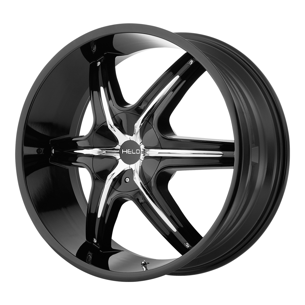 20x8.5  Helo Wheels HE891 Gloss Black 35  offset  72.6  hub