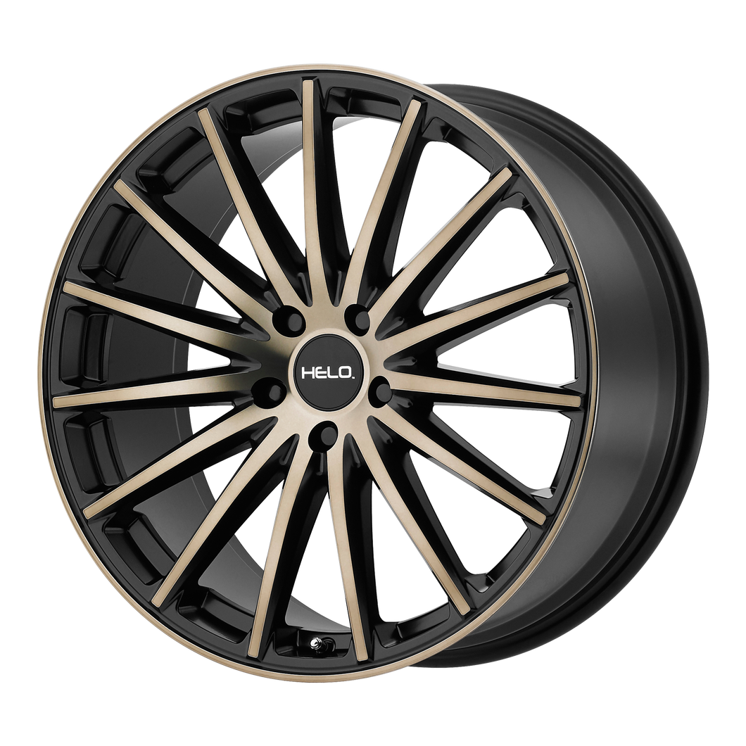 18x8  Helo Wheels HE894 Satin Black Dark Tint 38  offset  72.6  hub