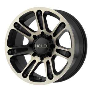 20x9  Helo Wheels HE904 Satin Black Machined Dark Tint -12  offset  87.1  hub