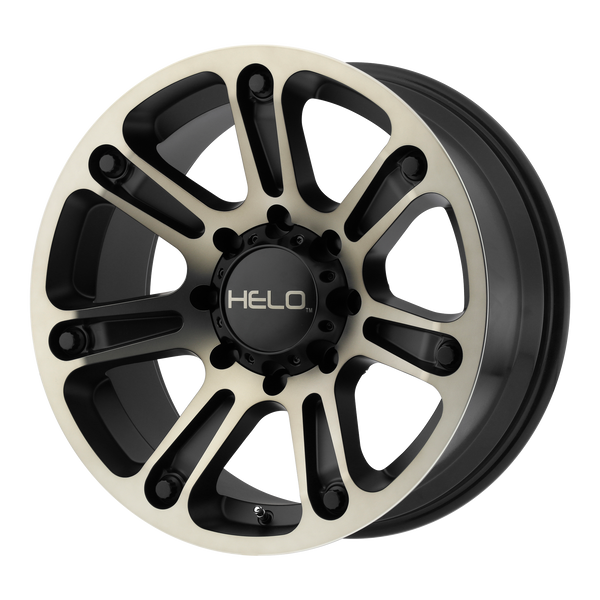 20x9  Helo Wheels HE904 Satin Black Machined Dark Tint -12  offset  87.1  hub