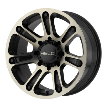 20x9  Helo Wheels HE904 Satin Black Machined Dark Tint -12  offset  87.1  hub
