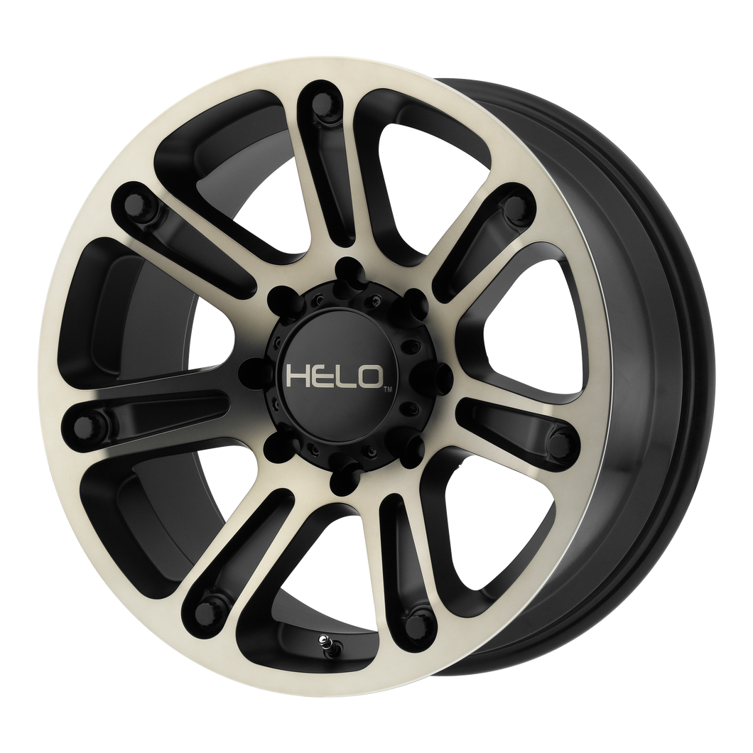 20x9  Helo Wheels HE904 Satin Black Machined Dark Tint -12  offset  87.1  hub