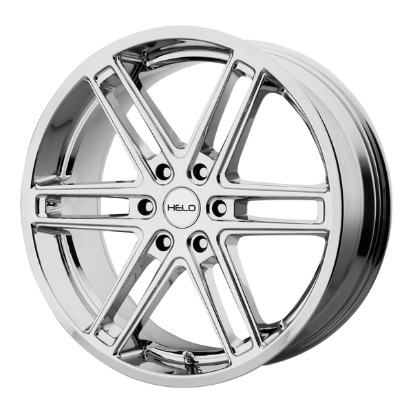 22x9  Helo Wheels HE908 Chrome 30  offset  87.1  hub