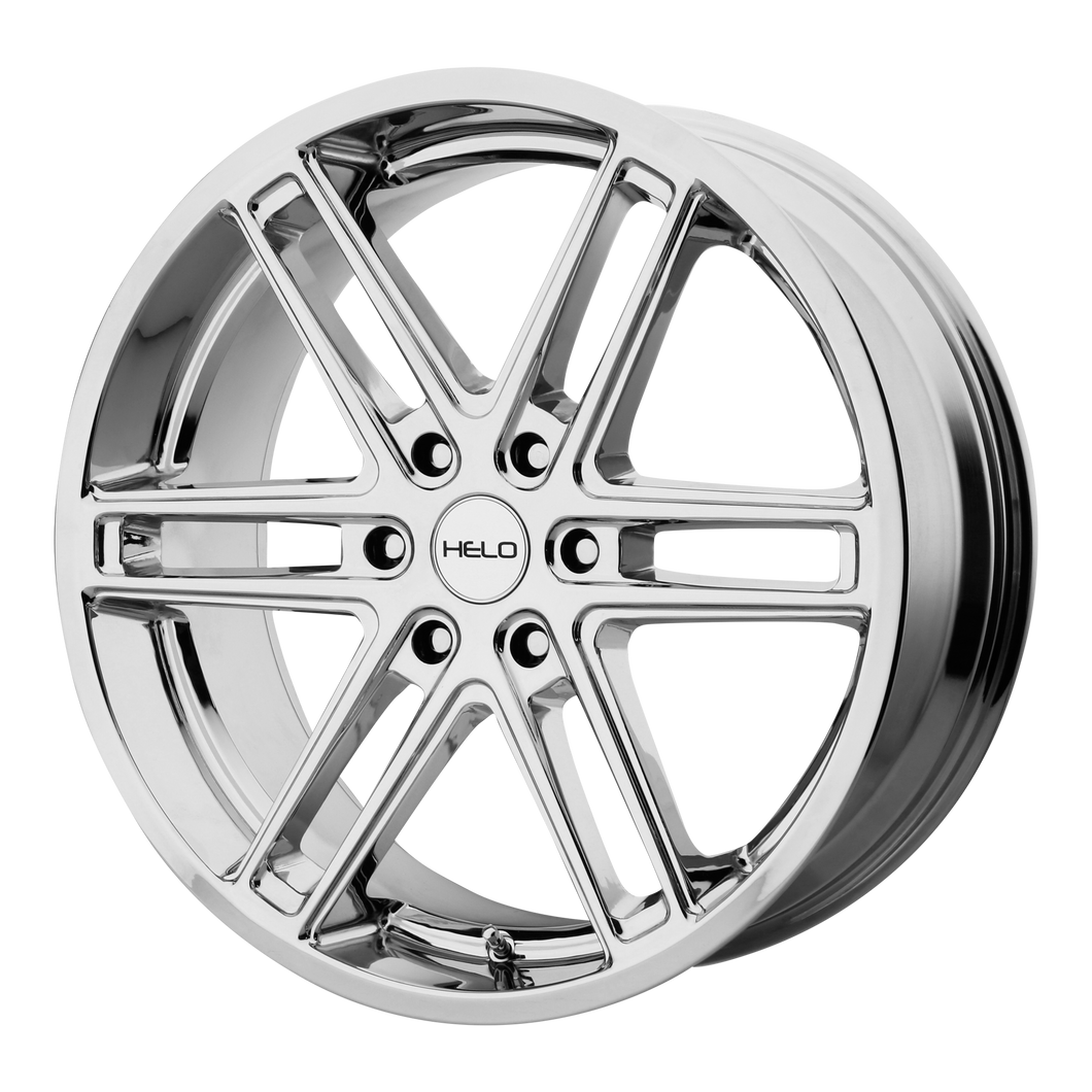 22x9  Helo Wheels HE908 Chrome 30  offset  66.9  hub