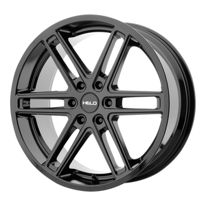 20x9  Helo Wheels HE908 Gloss Black 30  offset  87.1  hub