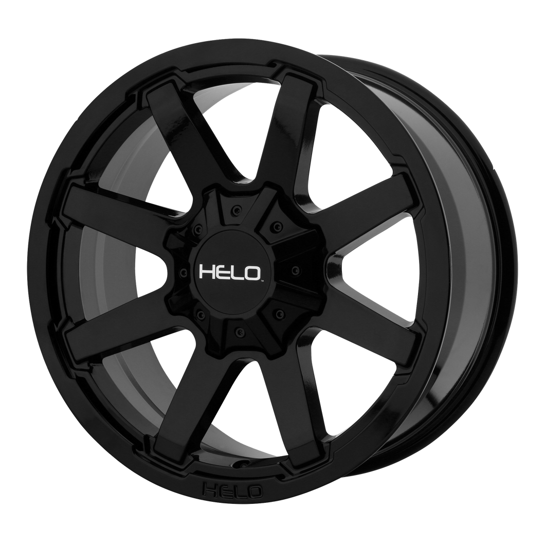 17x9  Helo Wheels HE909 Gloss Black 18  offset  124.2  hub