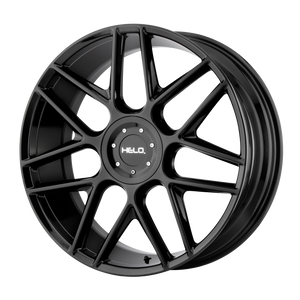 17x7.5  Helo Wheels HE912 Gloss Black 38  offset  72.6  hub