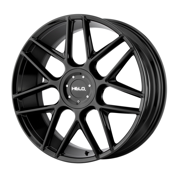 17x7.5  Helo Wheels HE912 Gloss Black 38  offset  72.6  hub