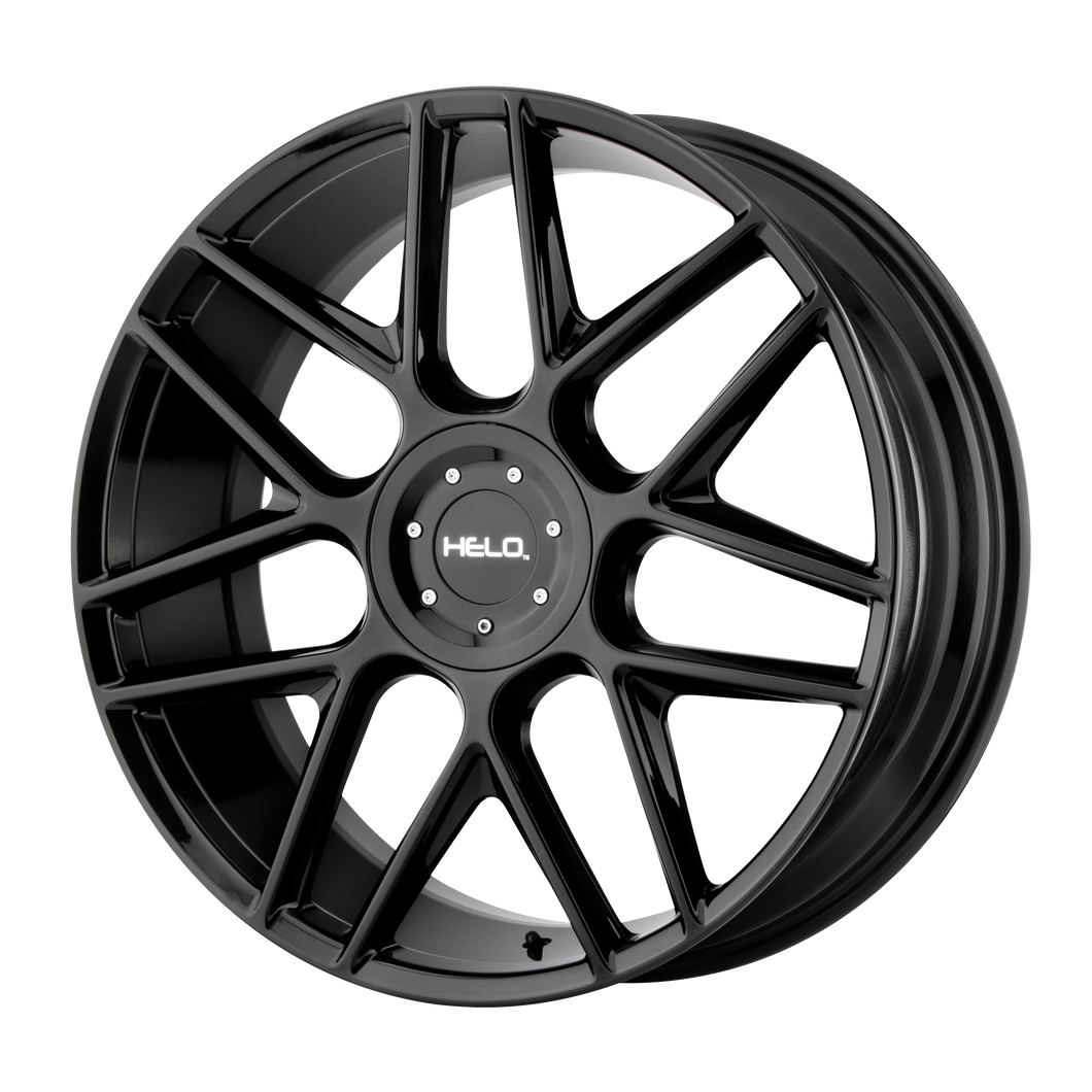 20x8.5  Helo Wheels HE912 Gloss Black 40  offset  72.6  hub