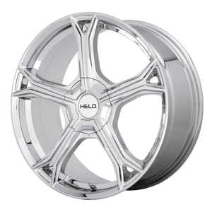 18x8  Helo Wheels HE915 Chrome 40  offset  72.6  hub