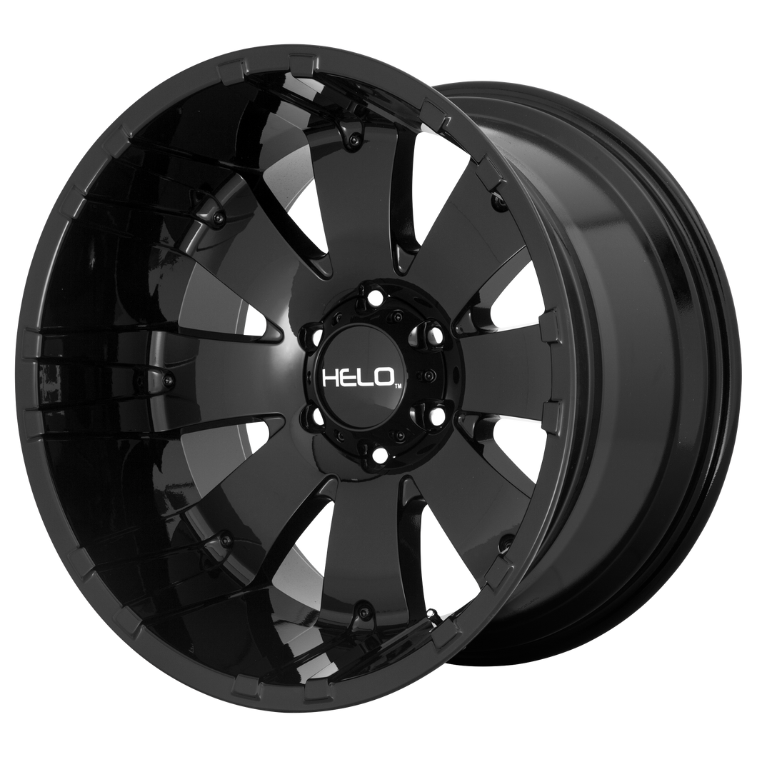 20x9  Helo Wheels HE917 Gloss Black 0  offset  71.5  hub