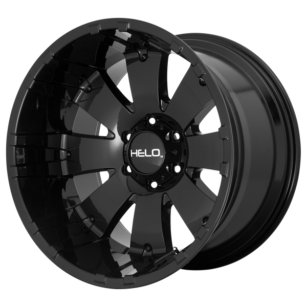 20x9  Helo Wheels HE917 Gloss Black 0  offset  125.5  hub