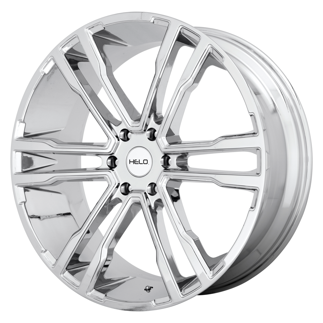 24x9.5  Helo Wheels HE918 Chrome 30  offset  100.5  hub