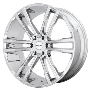 24x9.5  Helo Wheels HE918 Chrome 30  offset  87.1  hub