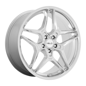 20x8.5  Helo Wheels HE919 Chrome 40  offset  74.1  hub
