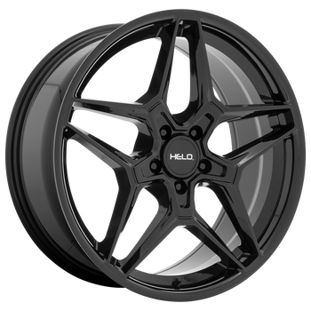 17x7.5  Helo Wheels HE919 Gloss Black 38  offset  72.56  hub