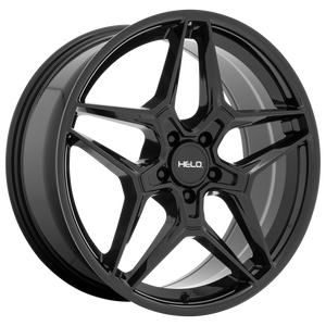17x7.5  Helo Wheels HE919 Gloss Black 38  offset  56.5  hub