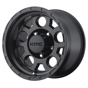 18x9  KMC Wheels KM522 Enduro Matte Black 0  offset  130.81  hub