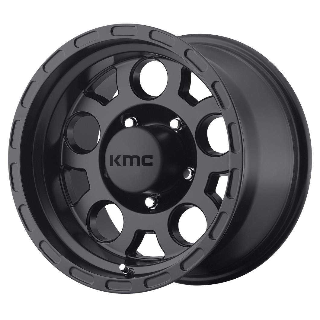 16x9  KMC Wheels KM522 Enduro Matte Black -12  offset  108  hub