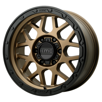 18x8.5  KMC Wheels KM535 Grenade Off-Road Matte Bronze Matte Black Lip 0  offset  78.3  hub